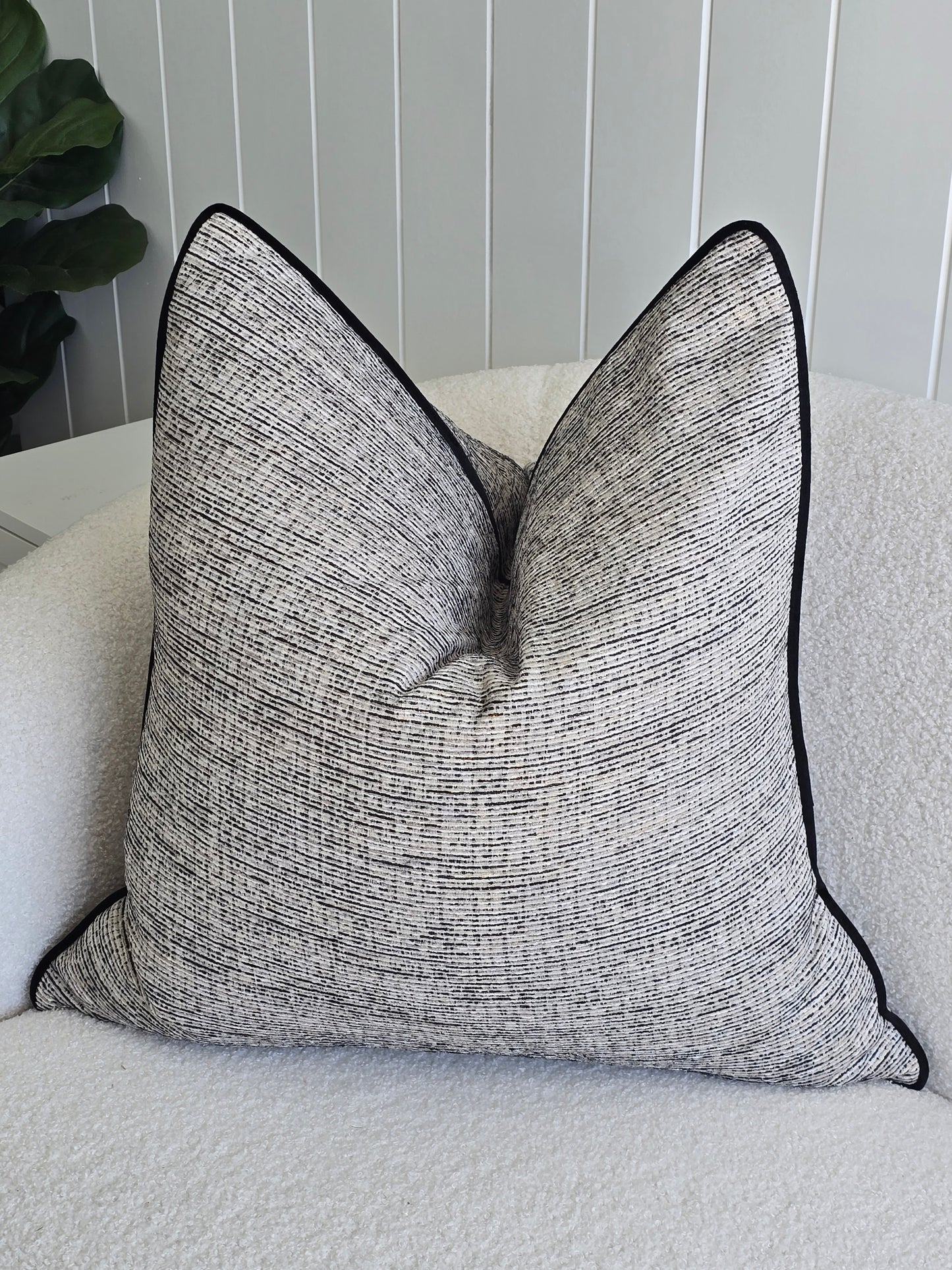 Vince black cushion