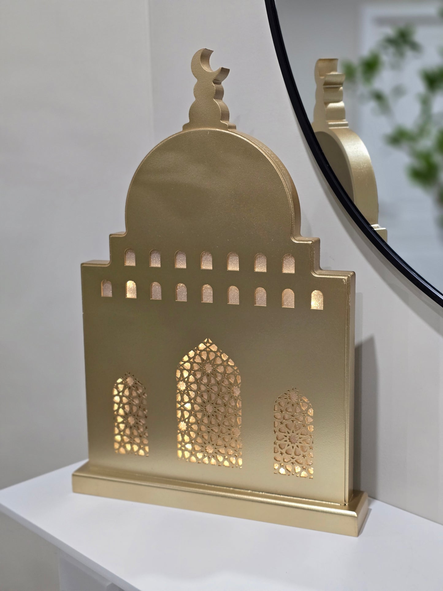 Ramadan/eid gold light up mosque