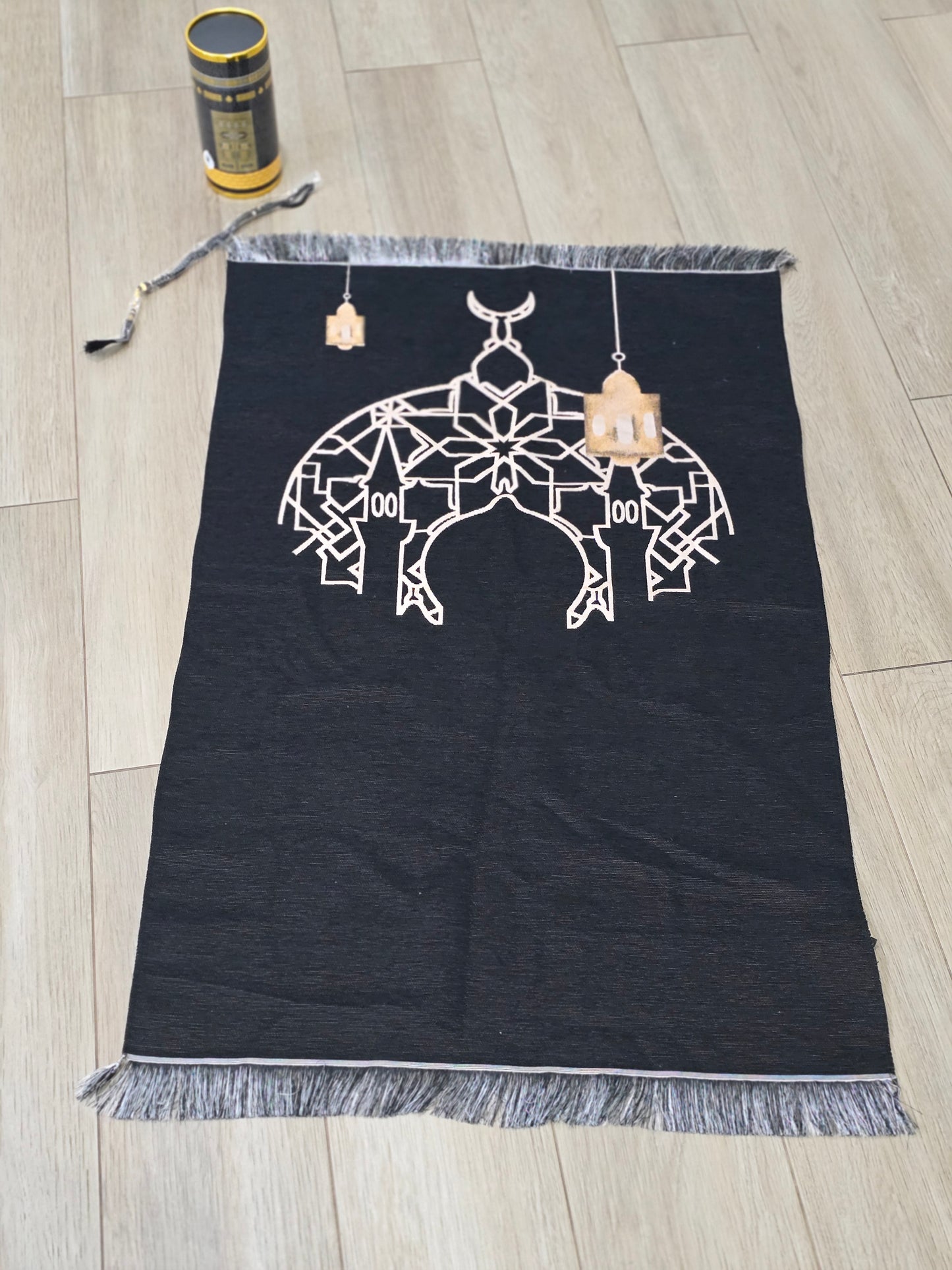 Ramadan mosque arch prayer mat set box