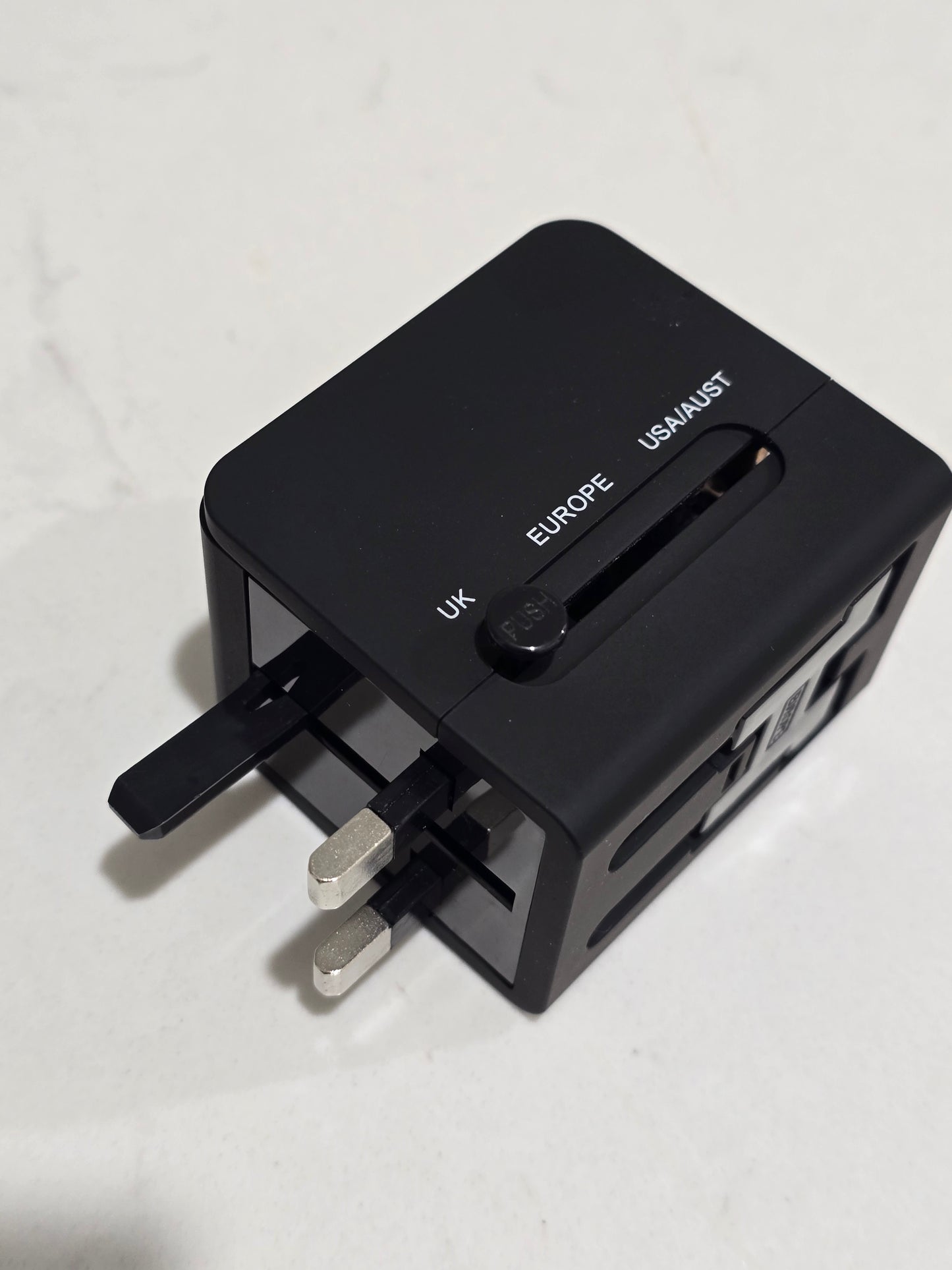 Ramadan multi nation travel adapter with usb charger