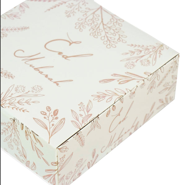 Eid rose gold gift box