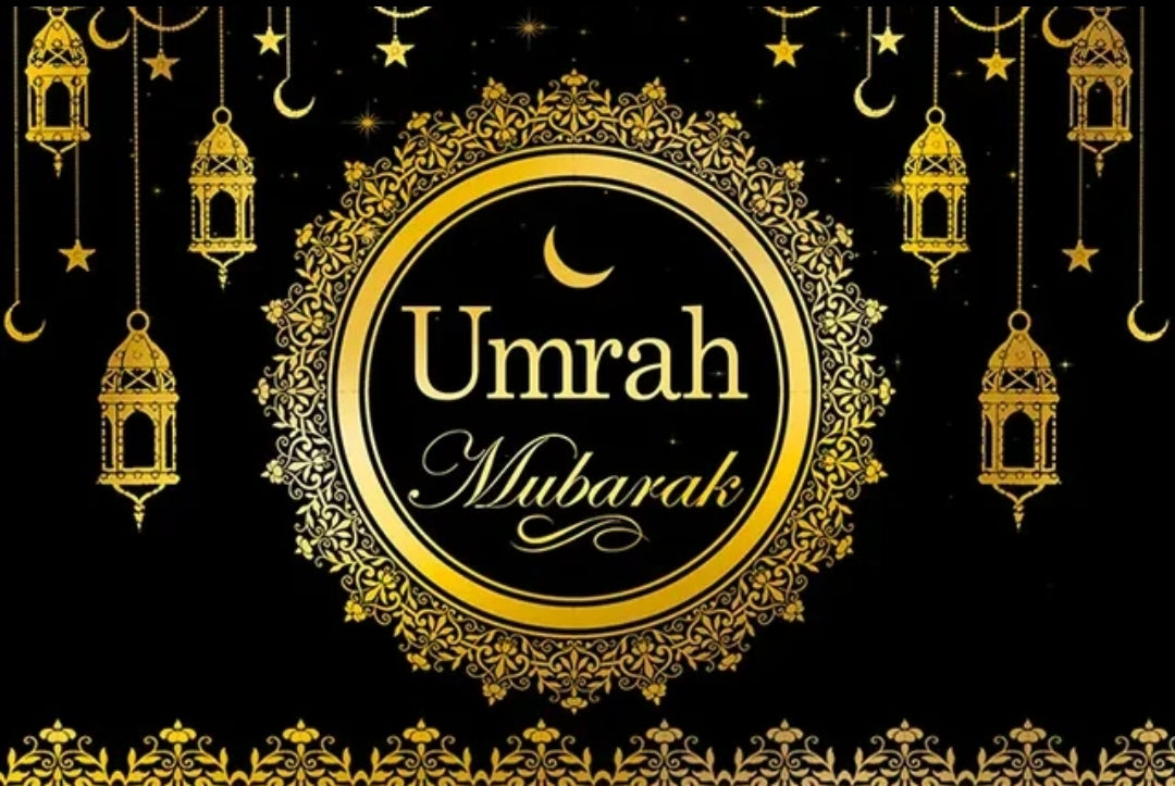 Umrah mubarak backdrop (hajj )