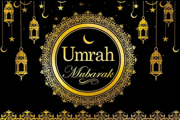 Umrah mubarak backdrop (ramadan/eid )