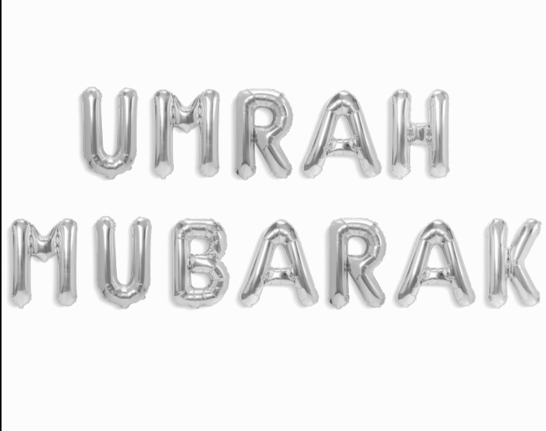 Umrah airfilled balloon ( eid/ramadan)