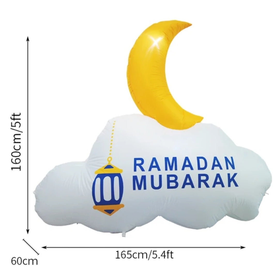 Ramadan/eid moon inflatable double sided