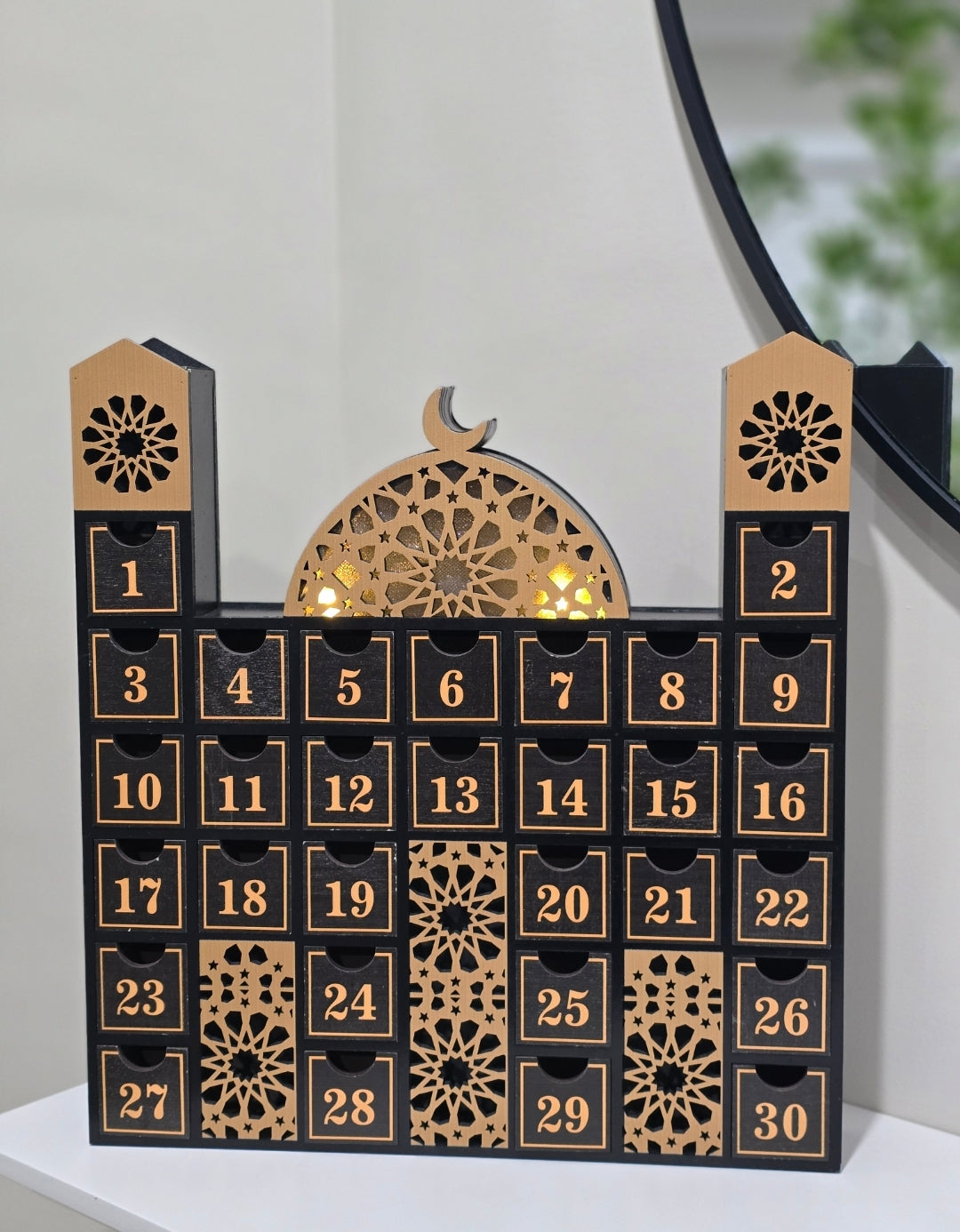 Ramadan calander black/gold