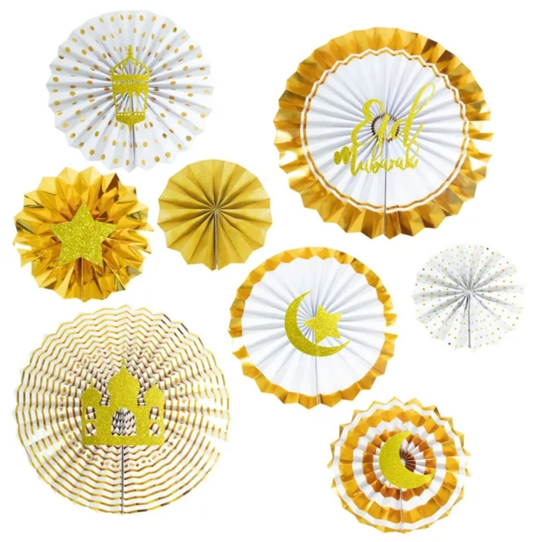 Eid fan hanging decorations
