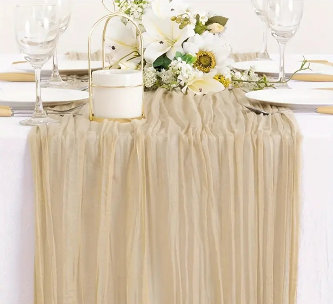 Ramadan champange table runner