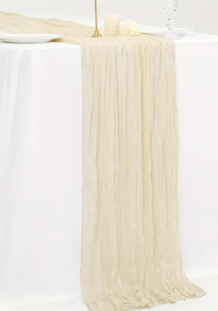 Ramadan ivory table runner