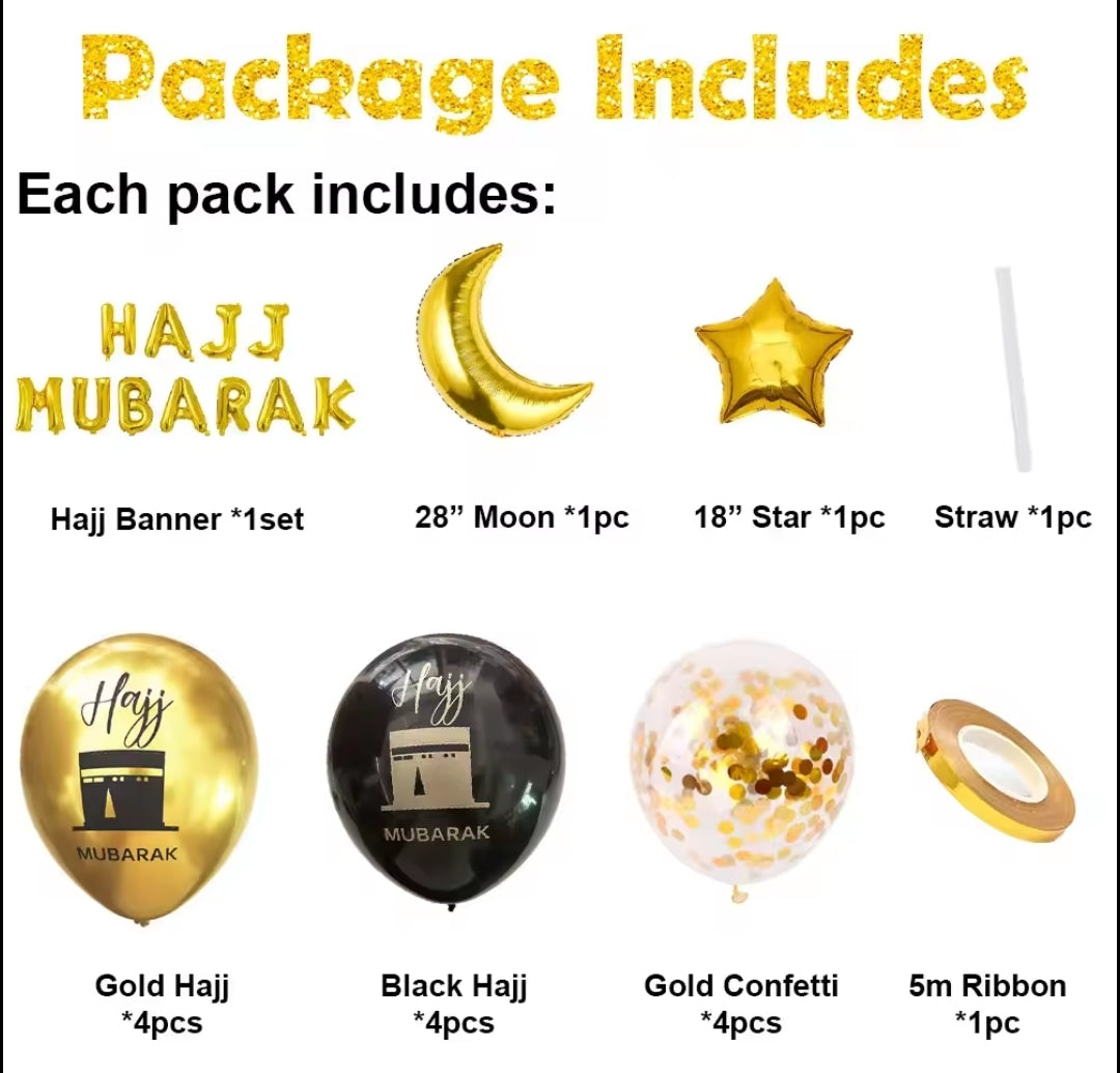 Hajj balloon pack