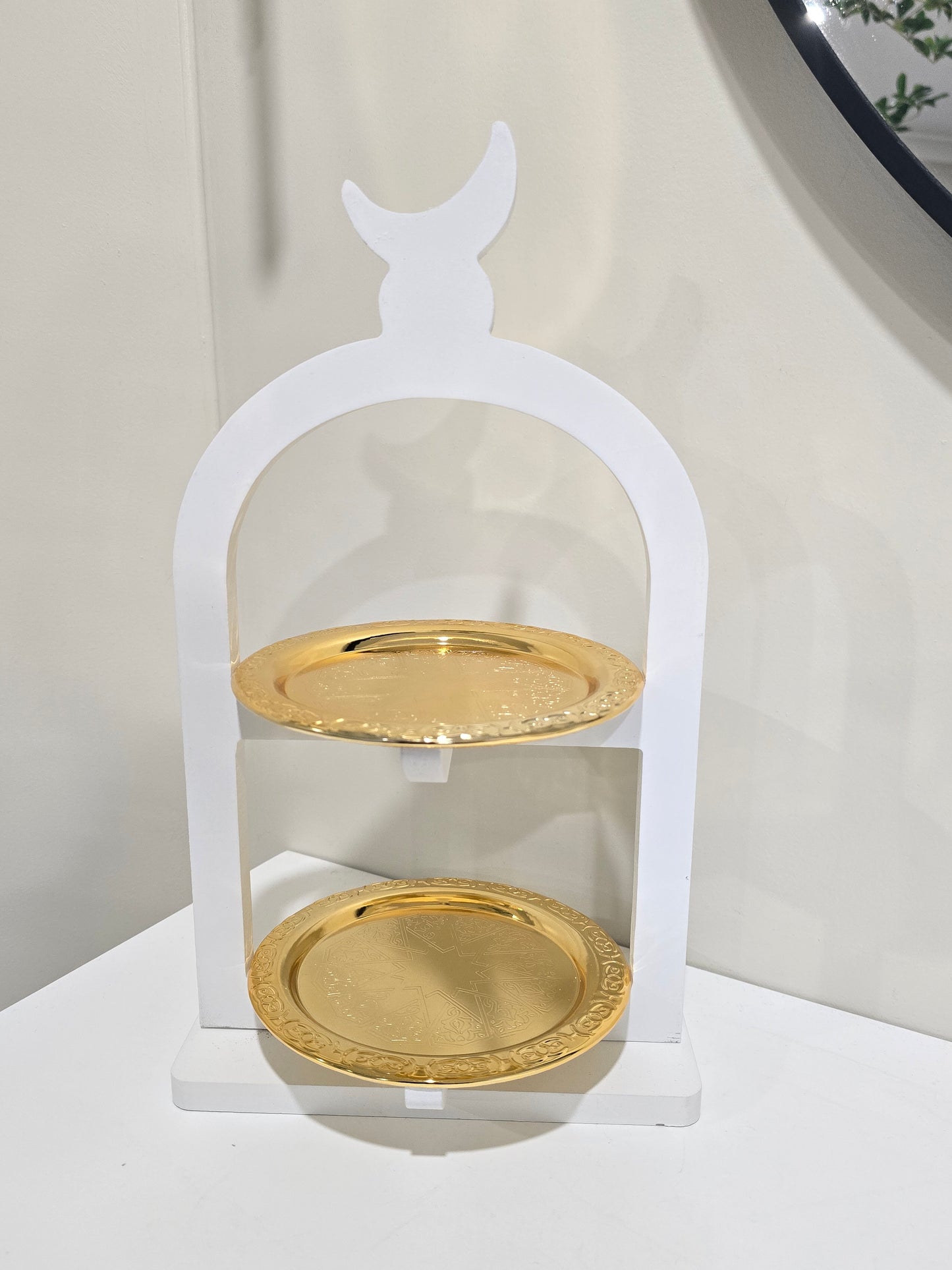 Madinah white 2 tier