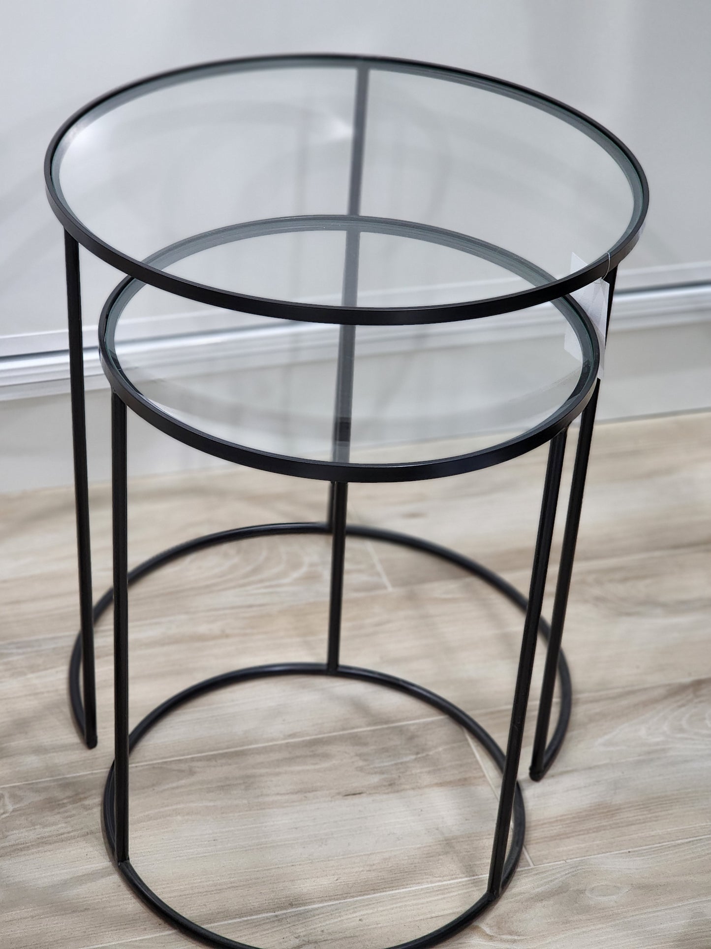 Alexa black side tables (Furniture)