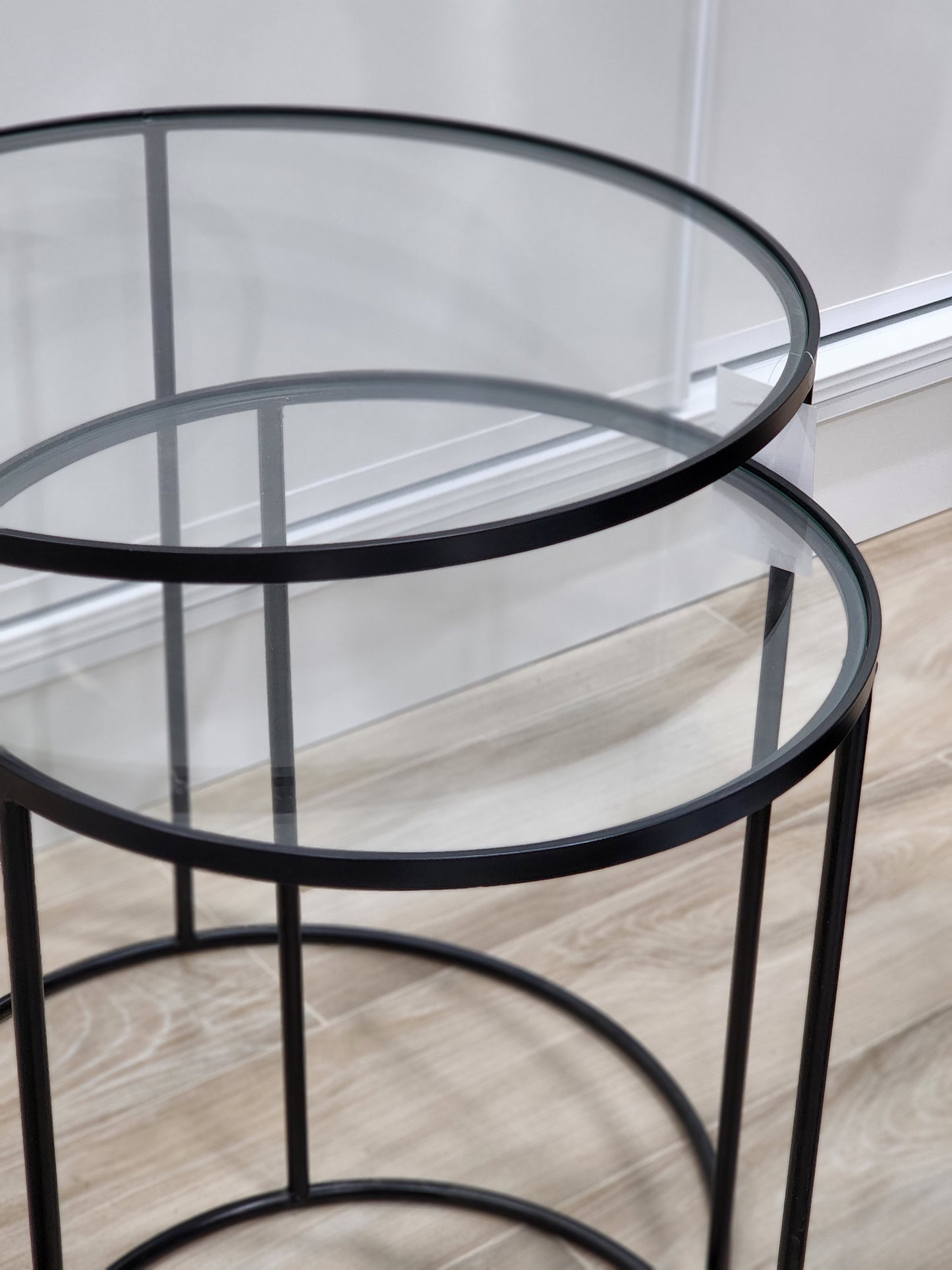 Alexa black side tables (Furniture)