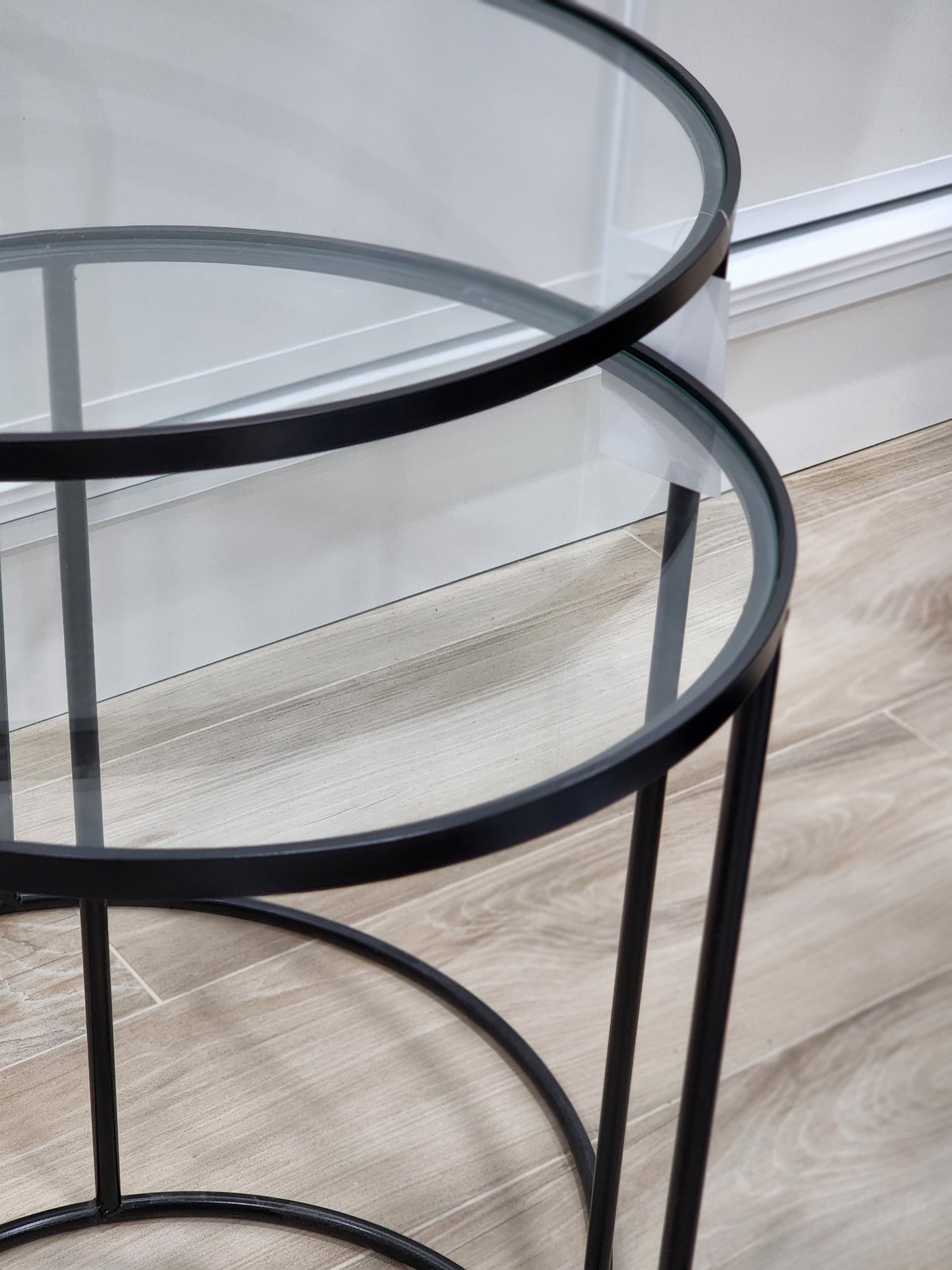 Alexa black side tables (Furniture)