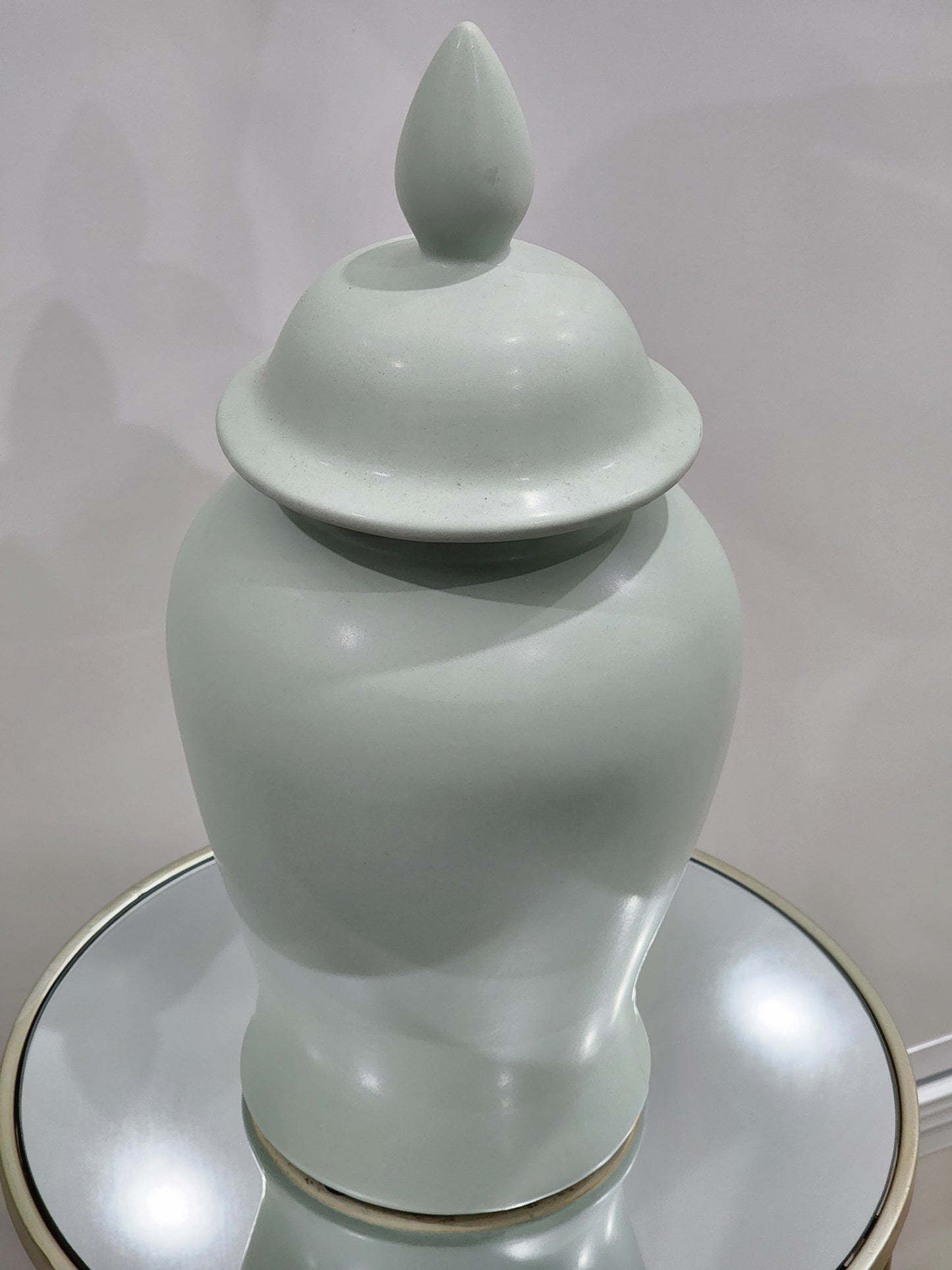 Moss ginger jar Decor