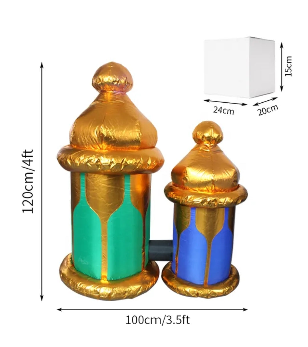EID/RAMADAN twin lanterns inflatable