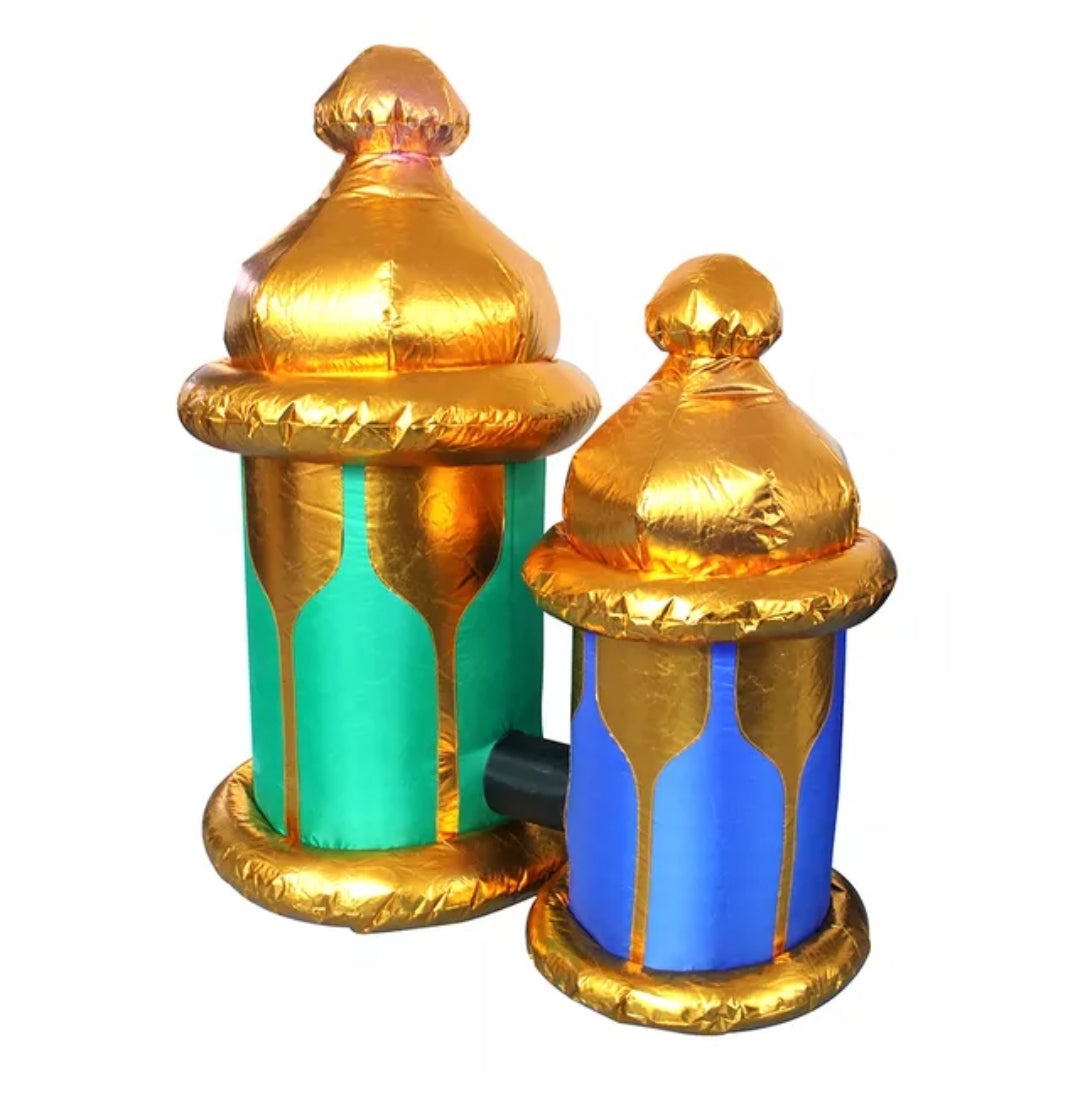 EID/RAMADAN twin lanterns inflatable
