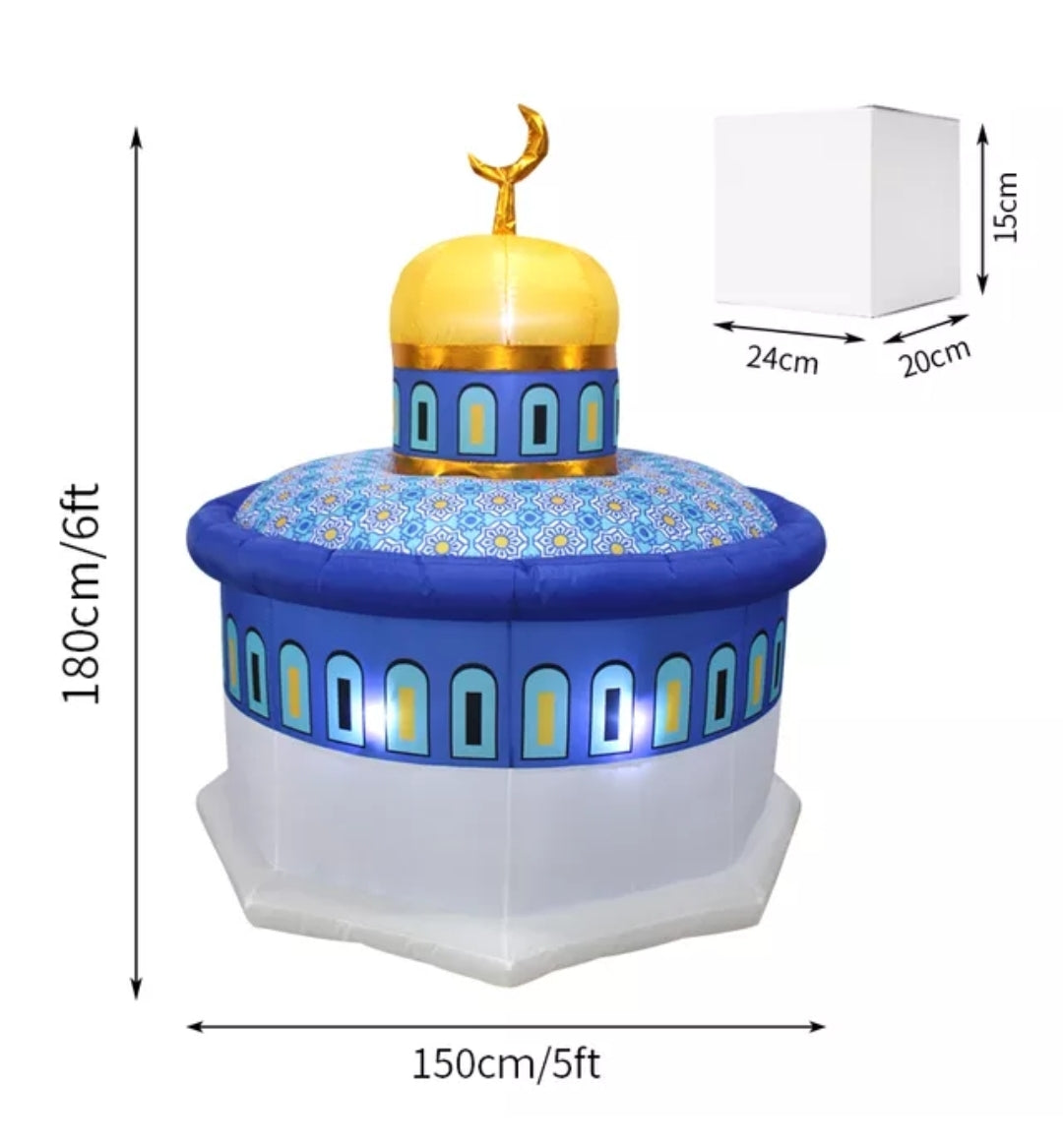 Eid/ramadan al aqsa mosque inflatable