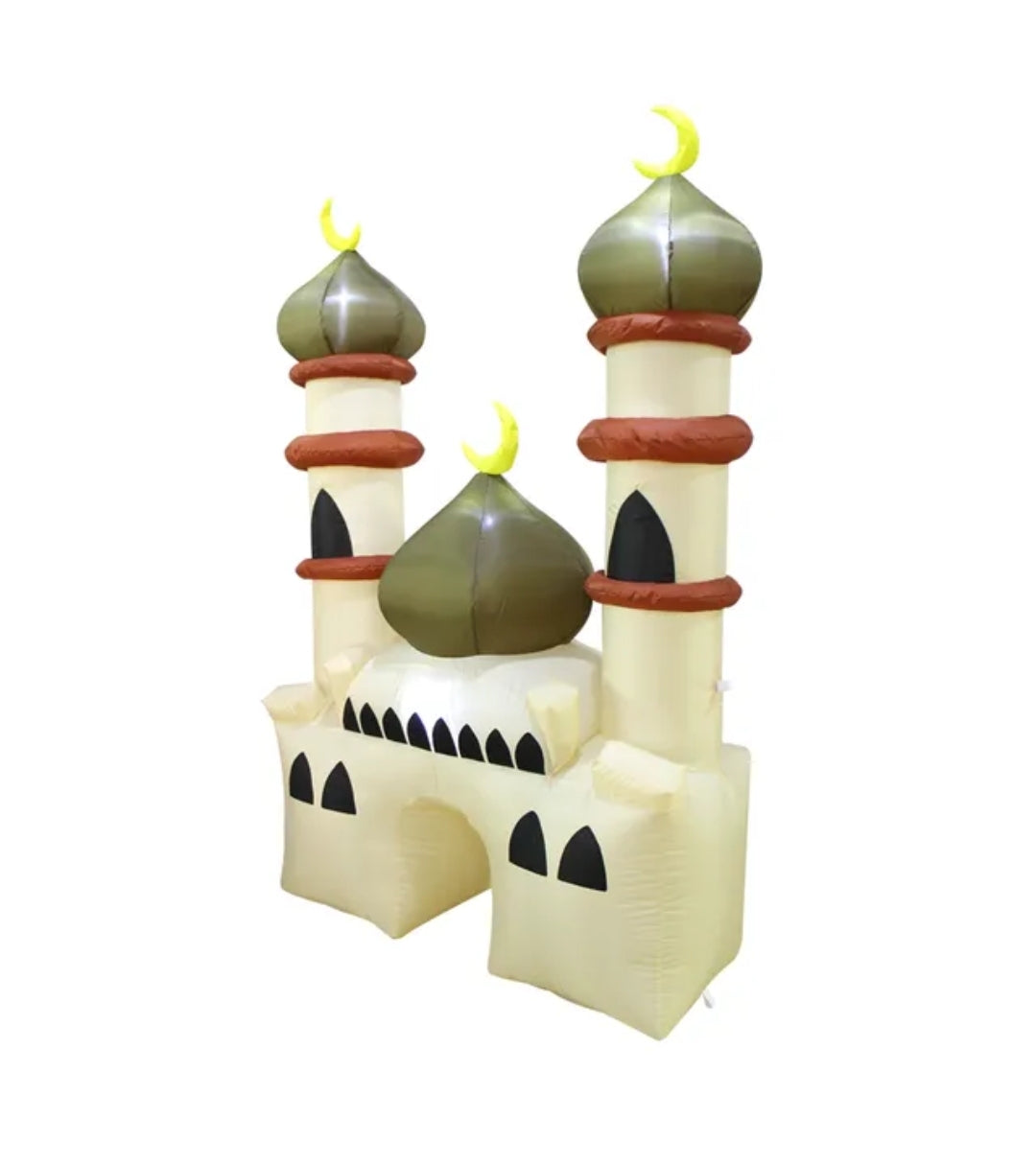 Beige ramadan mosque inflatable