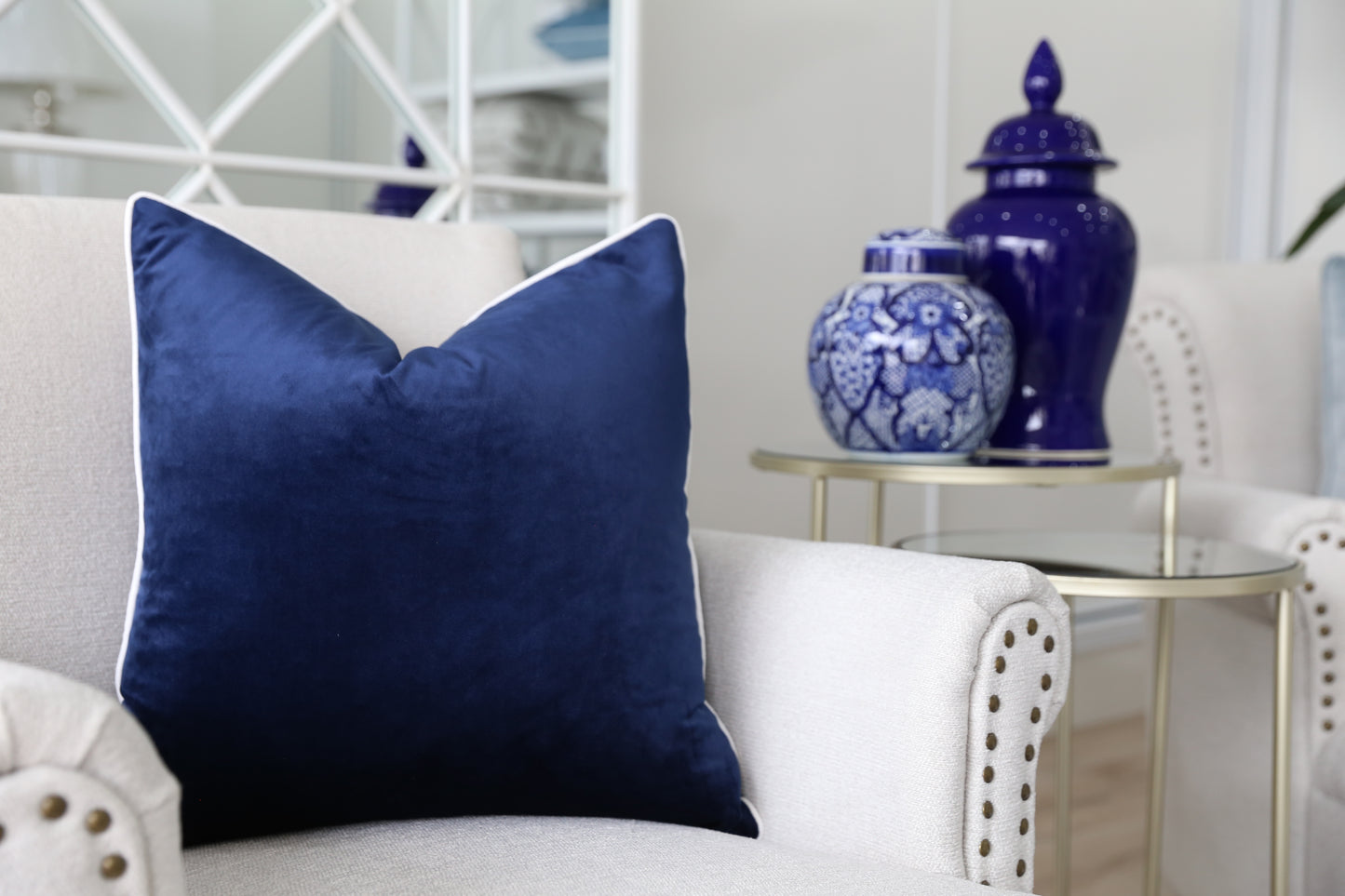 Regal Navy Cushion square
