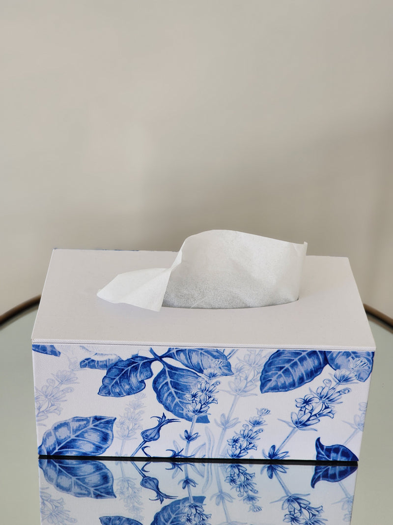 Hampton tissue box decor