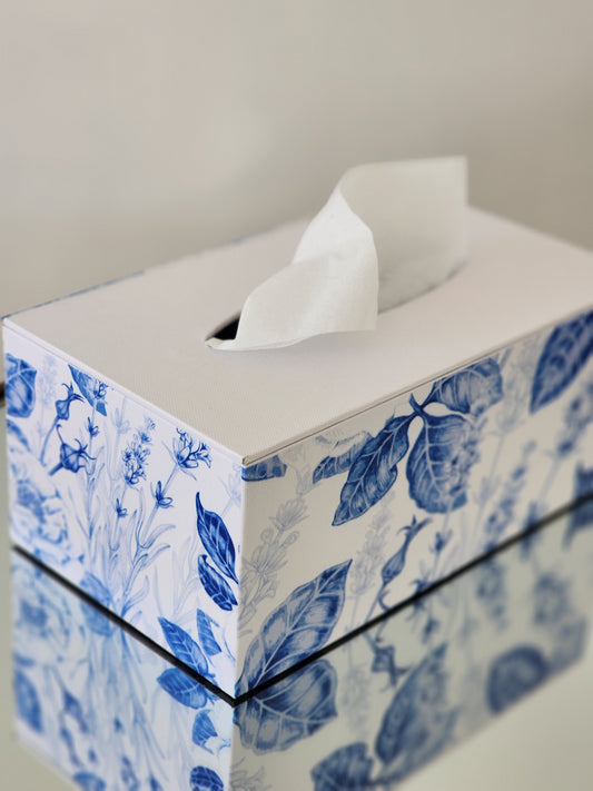 Hampton tissue box decor