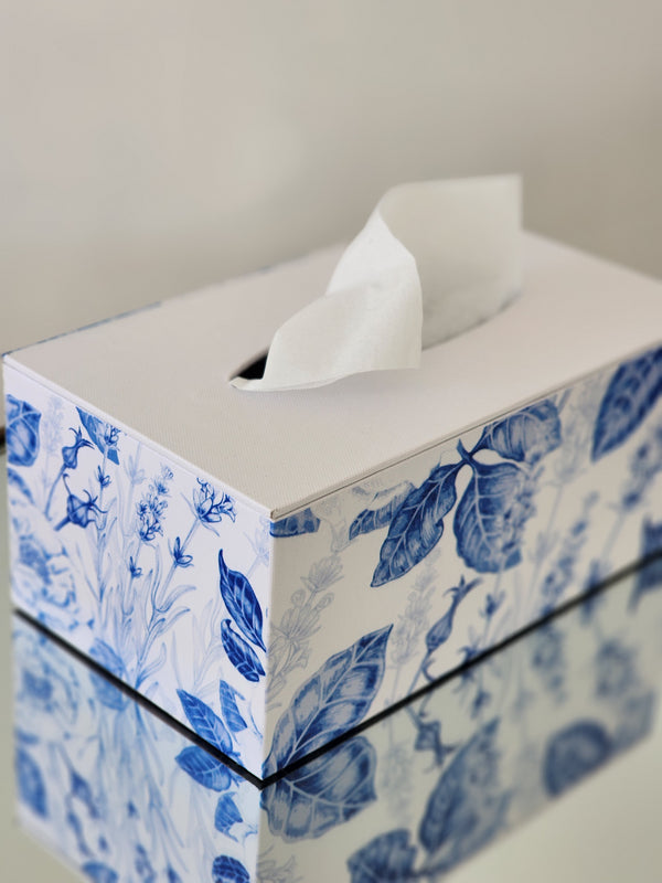 Hampton tissue box decor