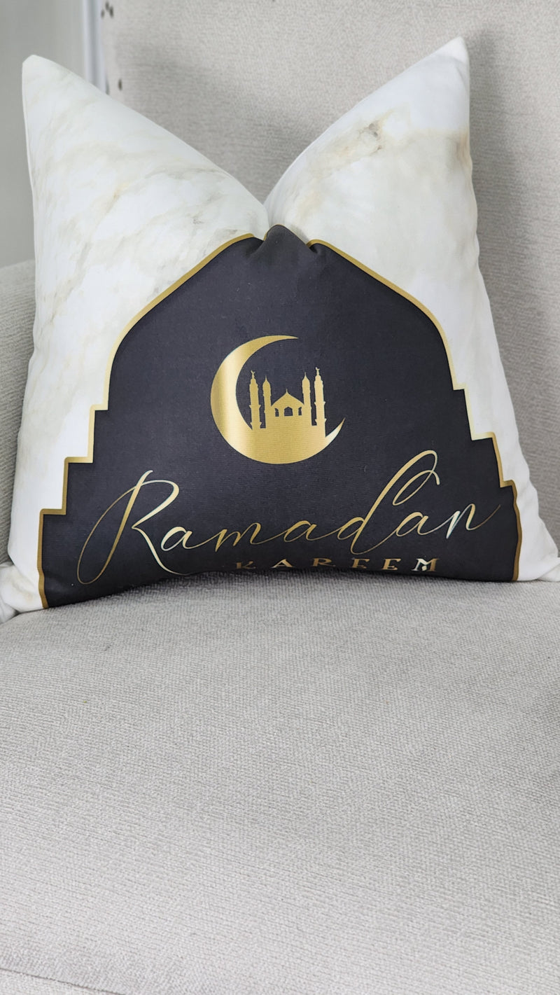 Blabk/gold ramadan cushion