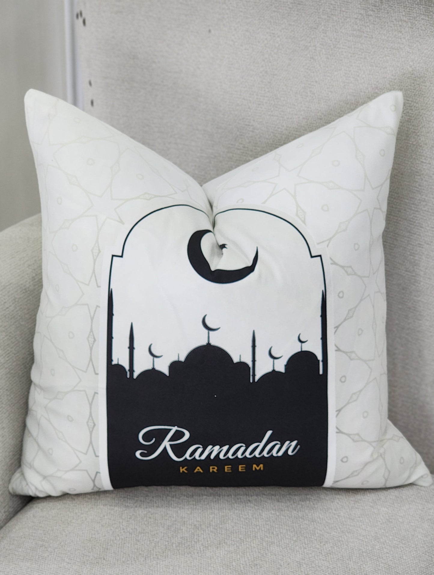 Black /white ramadan cushion