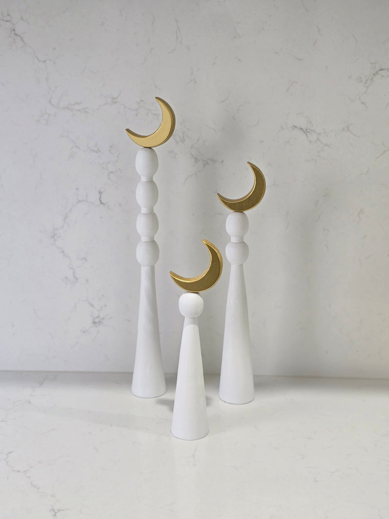 Ramadan white wash minaret 3 piece set