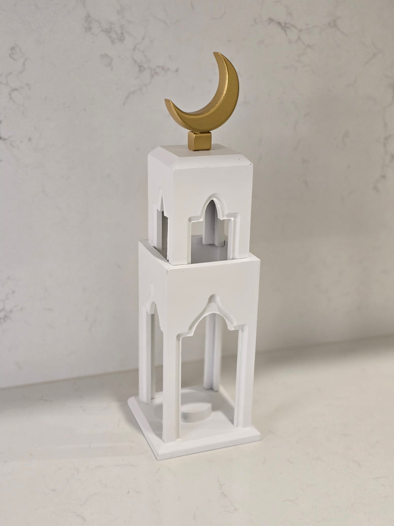 Ramadan large white minaret