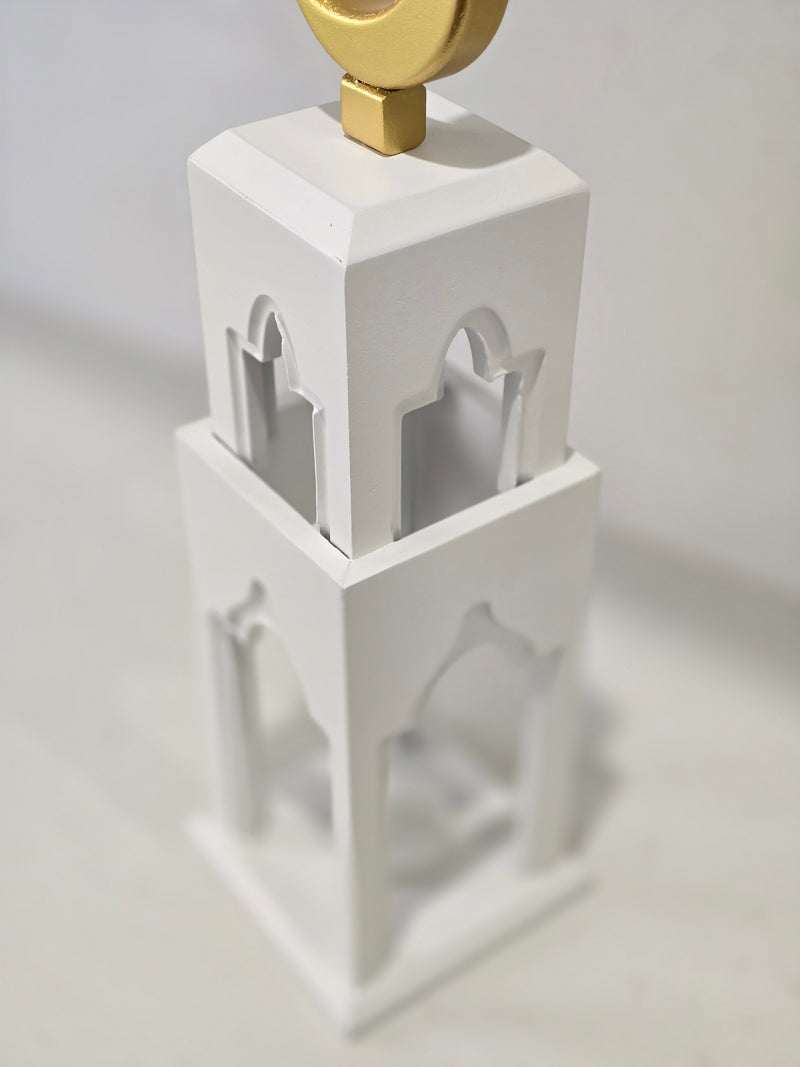 Ramadan large white minaret