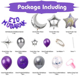 Eid party balloon pack (purple)