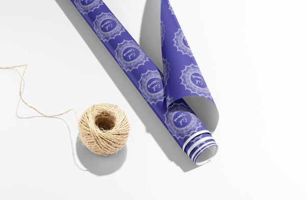 Eid wrapping paper 1 piece per pack  (violet)