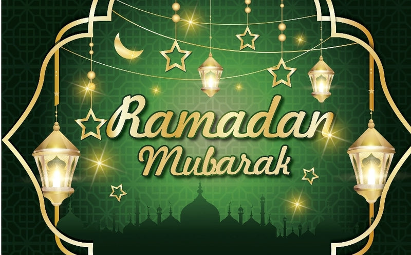Green ramadan banner