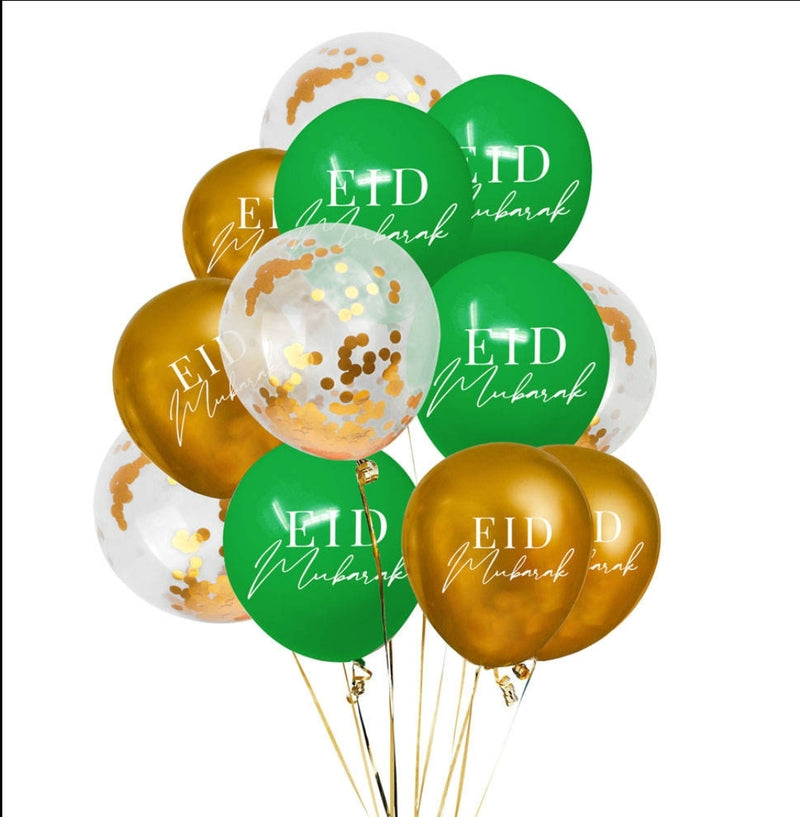 Eid balloon 12 pack