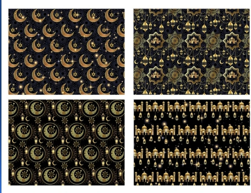 Eid 12 piece wrapping paper pack