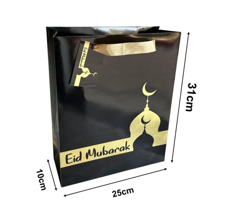 Eid black / gold gift bag