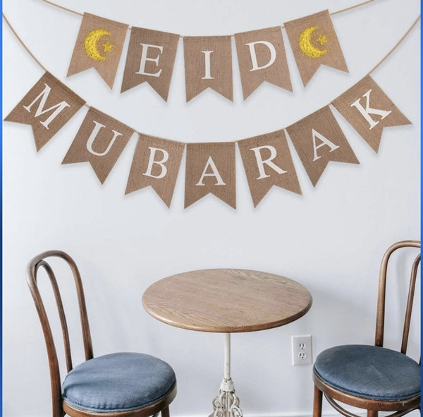 Eid mubarak bunting