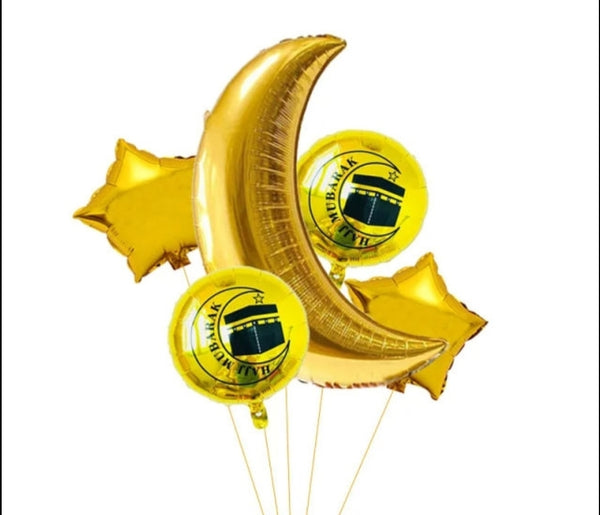 Hajj 5 pack balloons