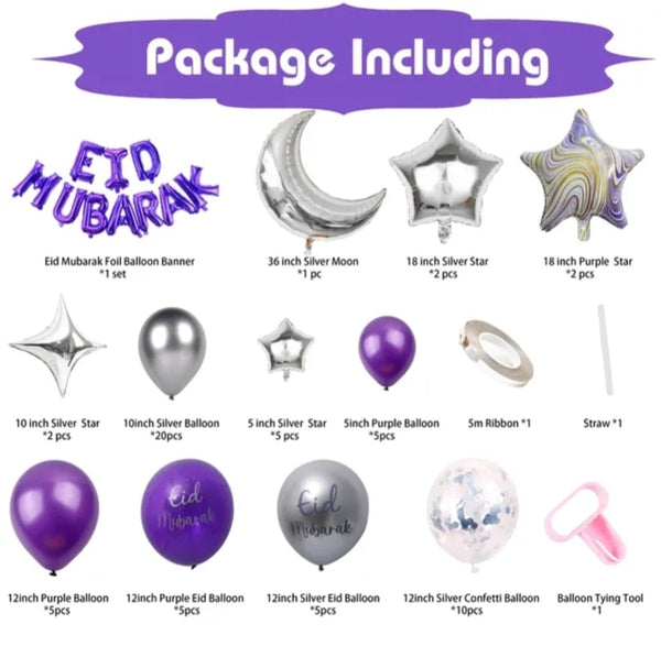 Eid balloon party pack