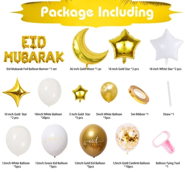 Eid balloon  party pack