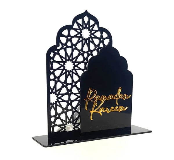 Ramadan mubarak sign