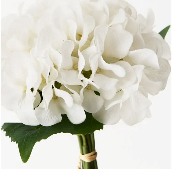 Winter white hydrangea bouquet (floral arrangement collection )