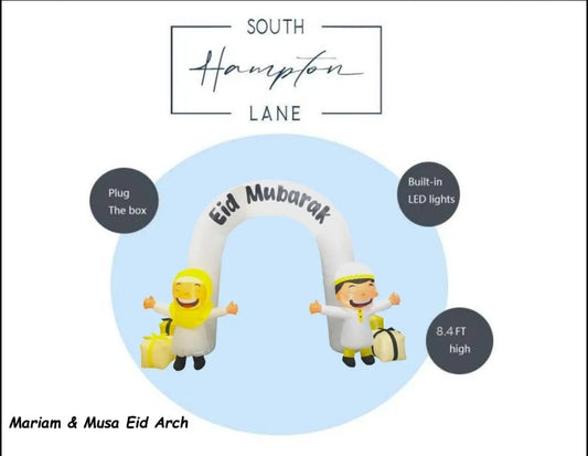 Mariam & Musa eid arch
