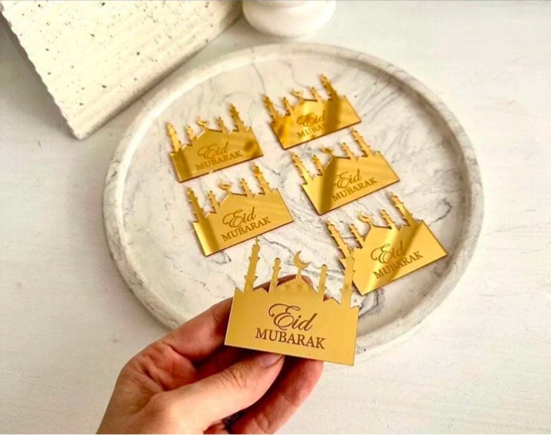 Eid acrylic toppers