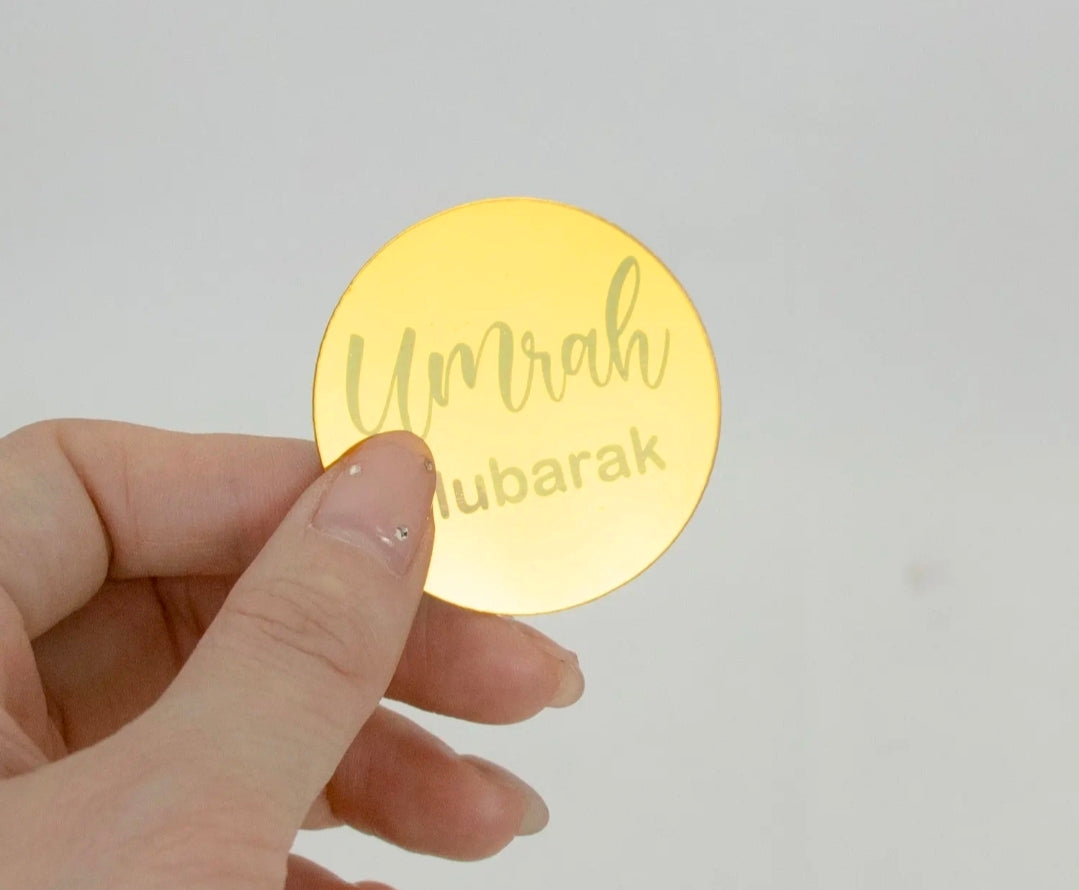 Umrah acrylic toppers