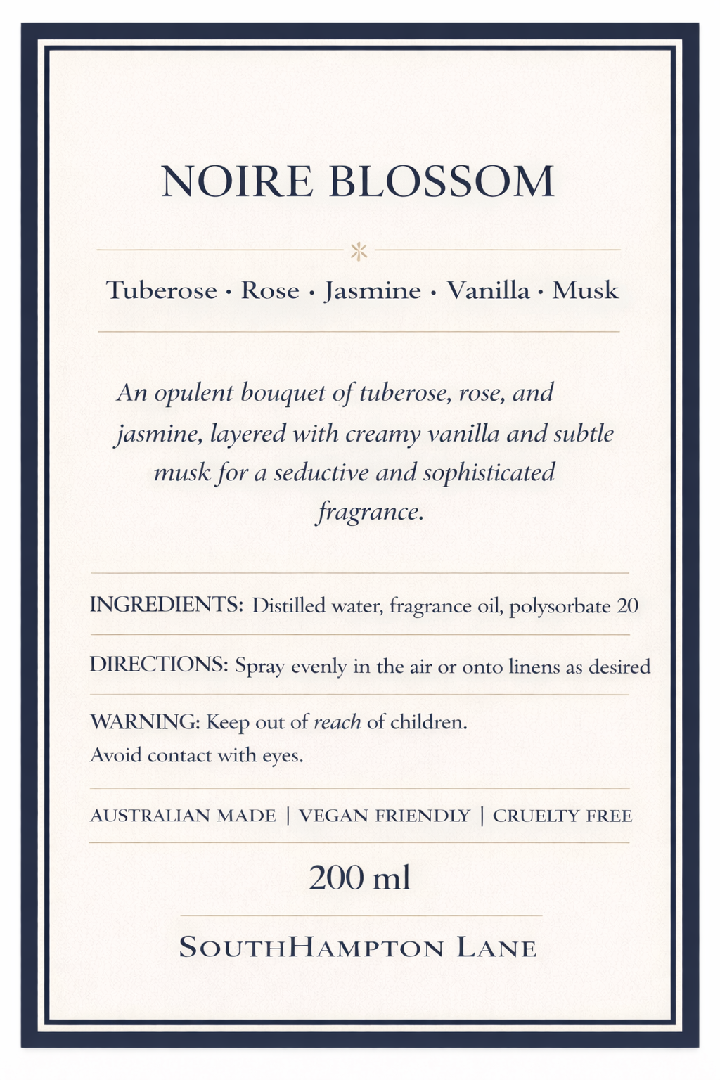 Noire Blossom Roomspray