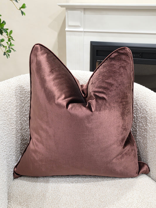 Mahogany plum cushion