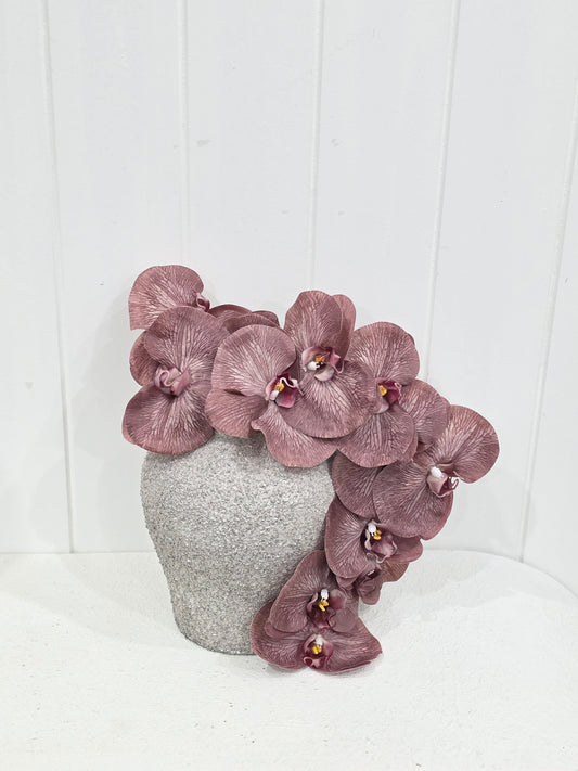 Plum floral arrangement